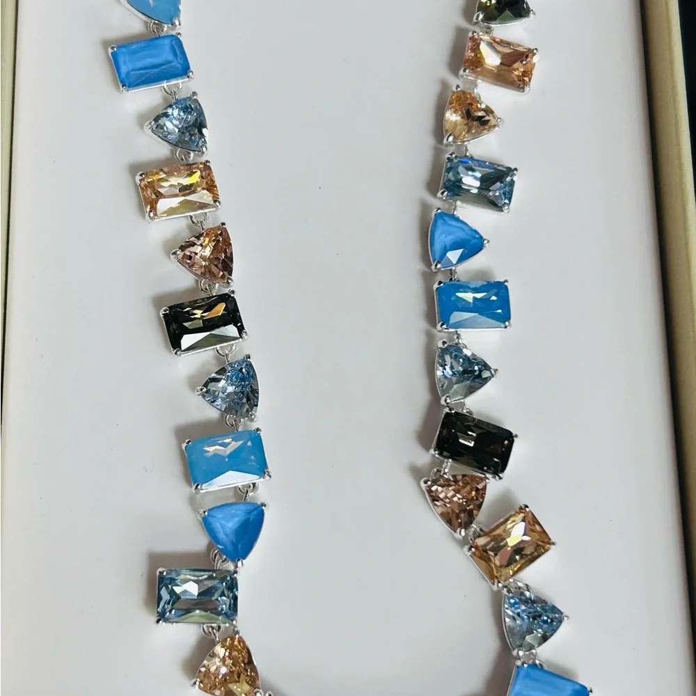 Bomb Party Jewel Candy Necklace Frost Yourself First on Silver Plating NK71634